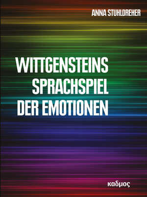 cover image of Wittgensteins Sprachspiel der Emotionen